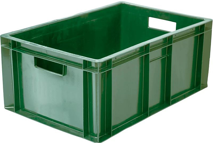 Ящик для мяса ТАРА.РУ 204 МСК 600х400х250 мм зеленый