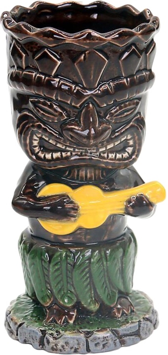 Стакан для коктейлей P.L. Barbossa Tiki TIKI0050 530 мл d=8,2 см h=18 см (керамика) коричневый