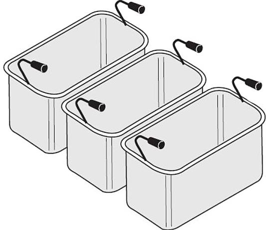 Набор корзин Tecnoinox 3х GN 1/3