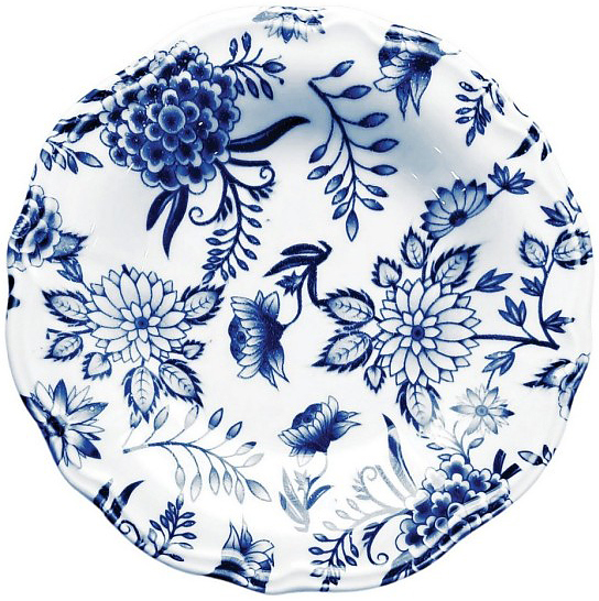 Тарелка глубокая ID Fine Herba Blue FLY22CK-ID1035 22 см