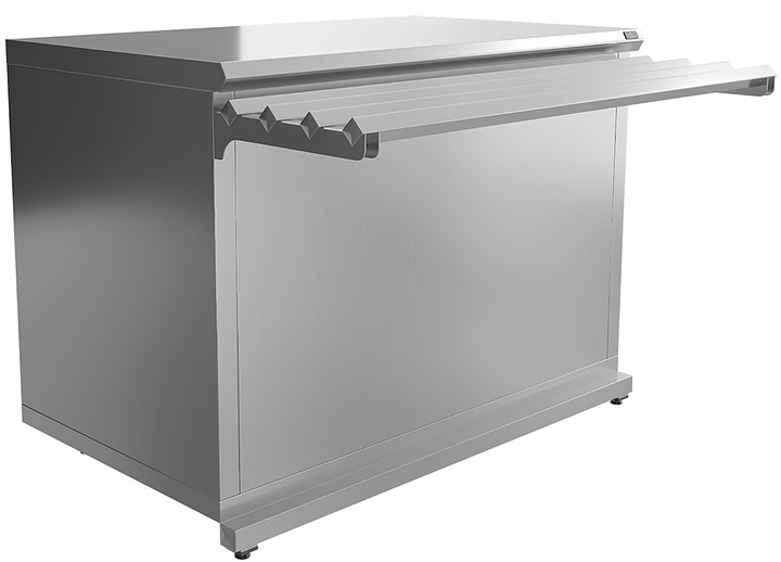 Прилавок нейтральный Luxstahl ПН-1200 Premium Megapolis (Мегаполис)