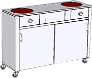 Плита индукционная WOK Heidebrenner ETK-I-W 732214