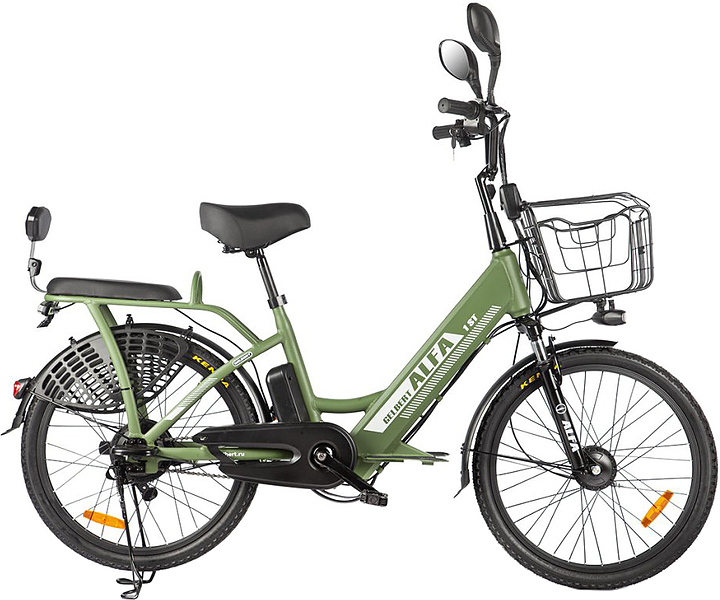 Электровелосипед GELBERT ALFA 1 ST зеленый