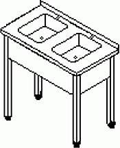 Ванна моечная ТММ ВМСЦ-П 2/400