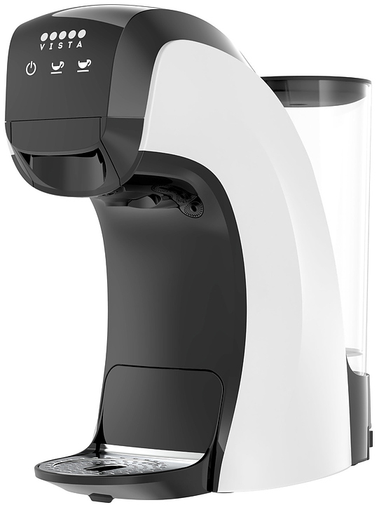 Капсульная кофемашина Vista Teano DNS400 W 1450 Вт белый, черный