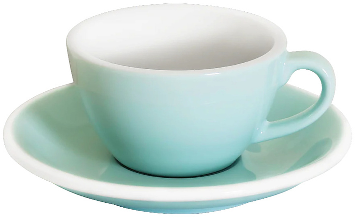 Кофейная пара Loveramics Egg Flat White C088-63BBL/С088-36BBL 150 мл, светло-голубой (river blue)