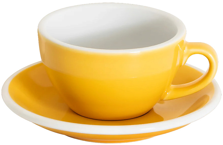 Кофейная пара Loveramics Egg Cappuccino C088-29BYE/C088-30BYE 200 мл, желтый (yellow)