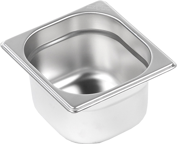 Гастроемкость Luxstahl 1/6х4'' GN 1/6-100 (176х164х100) нерж. сталь