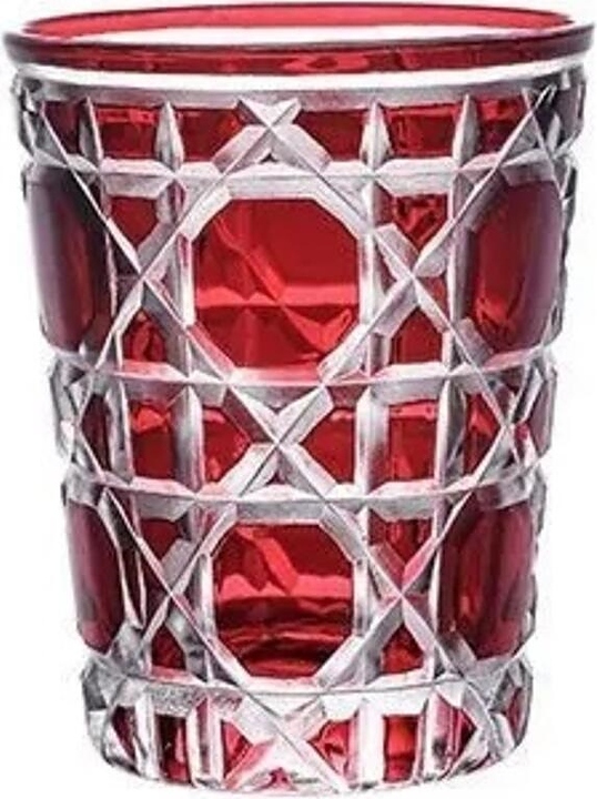 Стакан Олд Фэшн P.L. Barbossa 81222491 Red Panel Utopia 340 мл d=8,5 см h=10,9 см (стекло)