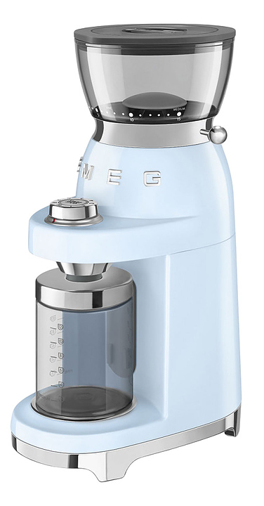 Кофемолка SMEG CGF03PBEU 150 Вт пастельный, голубой
