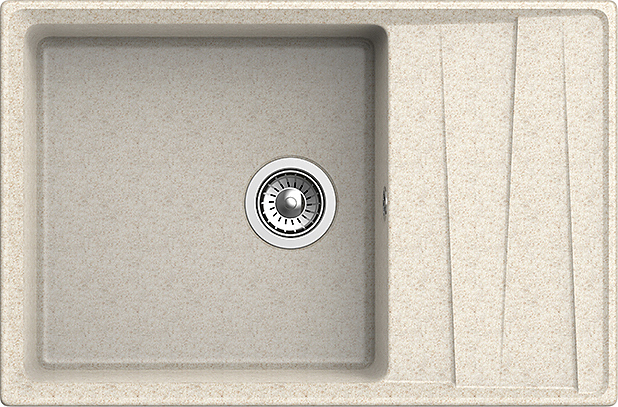 Кухонная мойка GranFest Level GF-LV-760L бежевый
