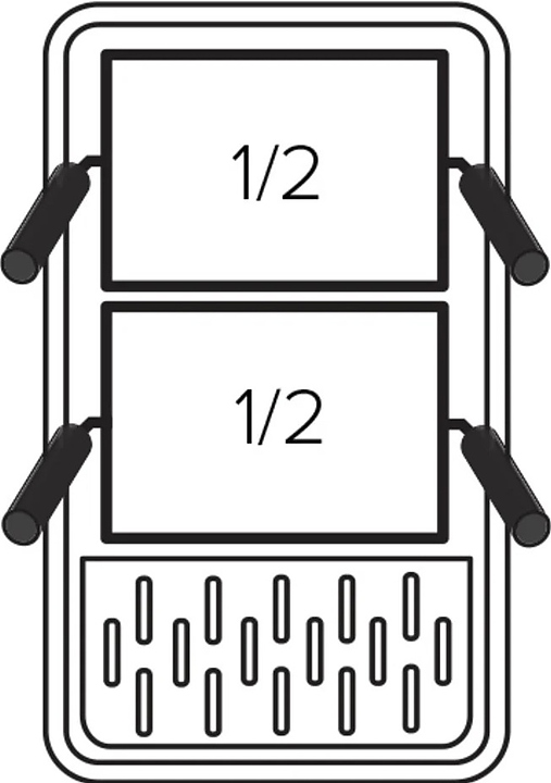 Корзина для макароноварки Unika 900 Giorik 2003074 GN1/2 295x242x215 мм