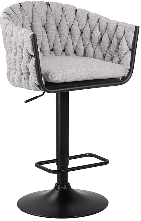 Стул барный DOBRIN 9690-LM-N LEON (серый) 2 шт.