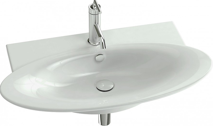 Раковина-столешница Jacob Delafon PRESQU'ILE E4437-00 80x46 см, керамика