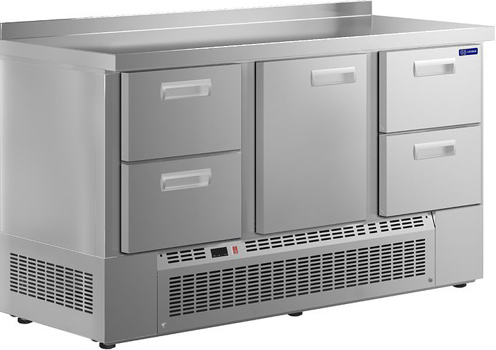 Стол холодильный KAYMAN KСХ-212/70-Н (1 дверь, 4 ящика)