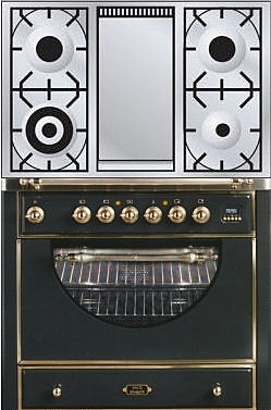 Газовая плита с духовым шкафом ILVE MCA-90FD-VG