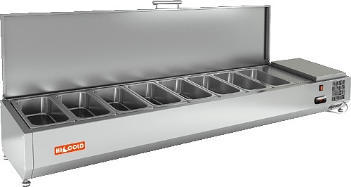 Витрина холодильная HICOLD VRTU 1835 к PZ3 (1/4)