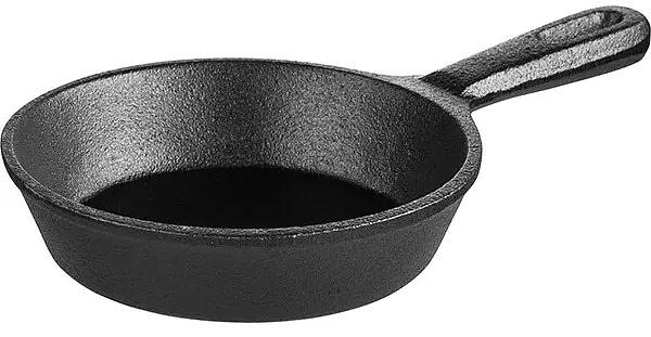 Сковорода ProHotel Ember Cast Matt 70M2S-12.5B d 12.5 см чугун, черный