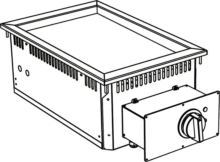 Жарочная поверхность встраиваемая Apach Chef Line SLDI7FTE4CR