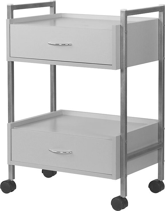 Тележка косметологическая МЭДИСОН МД-107 Silver