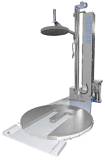 Паллетоупаковщик Hualian HL-1650FP Эко с E-платформой (с моторизированной кареткой, с прижимом)