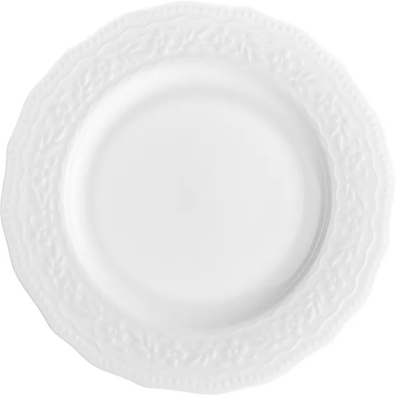 Тарелка Kunstwerk Euphoria 17739#/03015812 d=23 см (фарфор) белая