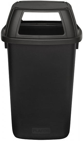 Контейнер для мусора PLAFOR Big Bin 90 л черный