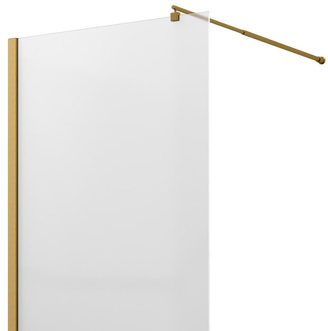 Душевое ограждение Wasserkraft Rur 30W40BG-MG 2000х1200 мм матовое золото