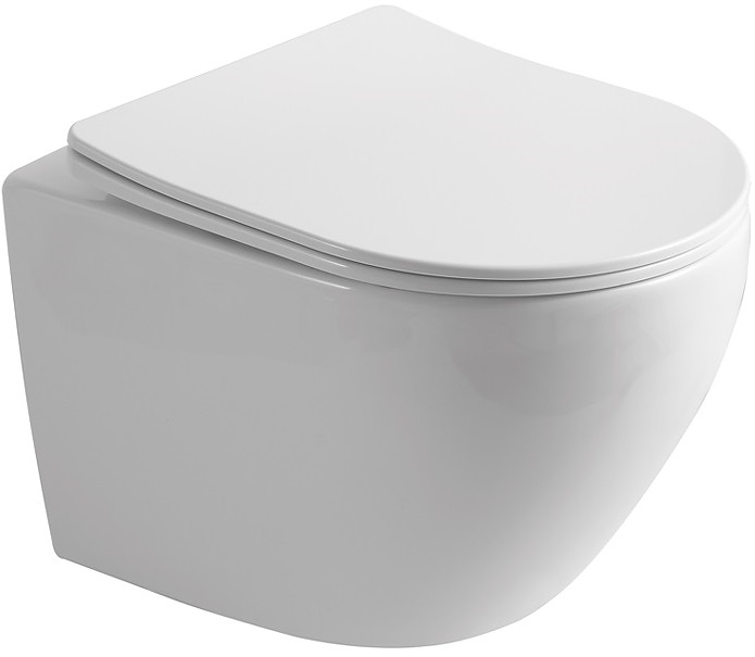 Унитаз подвесной WesnaArt NOVA 204-NOV03 белый