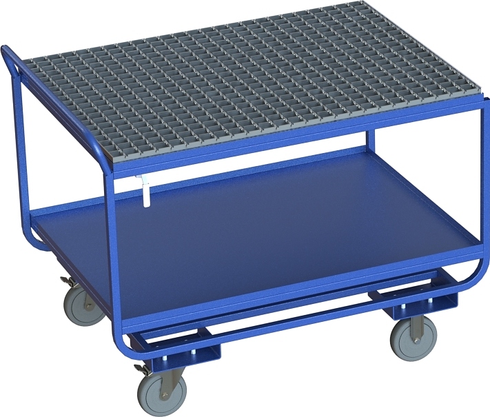 Тележка платформенная MetallCart SY9 с решетчатым настилом