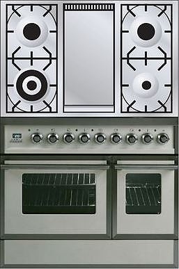 Газовая плита с духовым шкафом ILVE QDC-90FW-MP