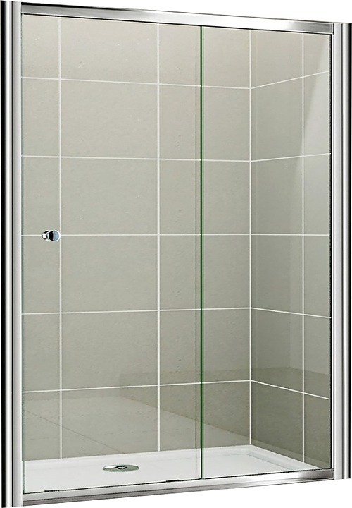 Дверь душевая CEZARES PRATICO-BF-1-155-C-Cr 155х185 см, в нишу, раздвижная