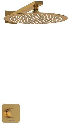 Встраиваемый комплект для душа Wasserkraft Schunter 8200 A8251.180.259 золото матовое
