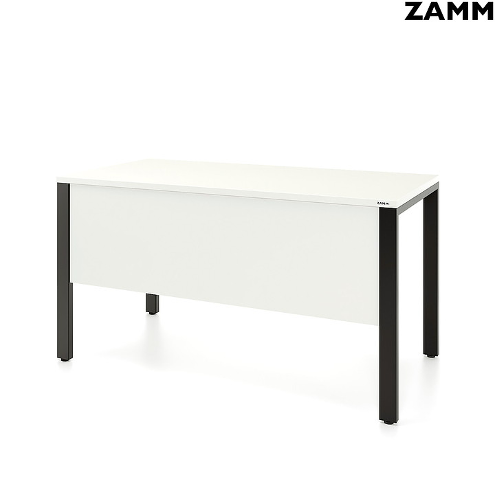 Стол прямой ZAMM Формат 60х30 Pro с экраном ЛДСП 1600х800