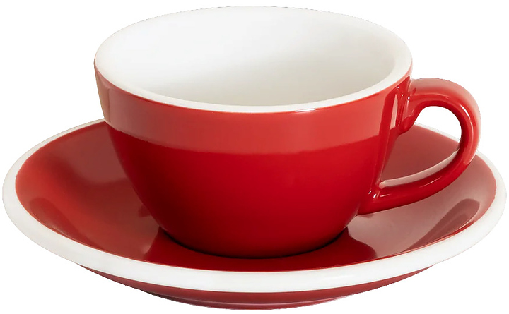 Кофейная пара Loveramics Egg Flat White C088-59BRE/C088-28BRE 150 мл, красный (red)