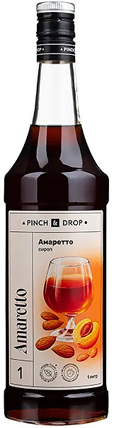 Сироп Pinch&Drop 05034506 Амаретто 1 л (бутылка стекло)