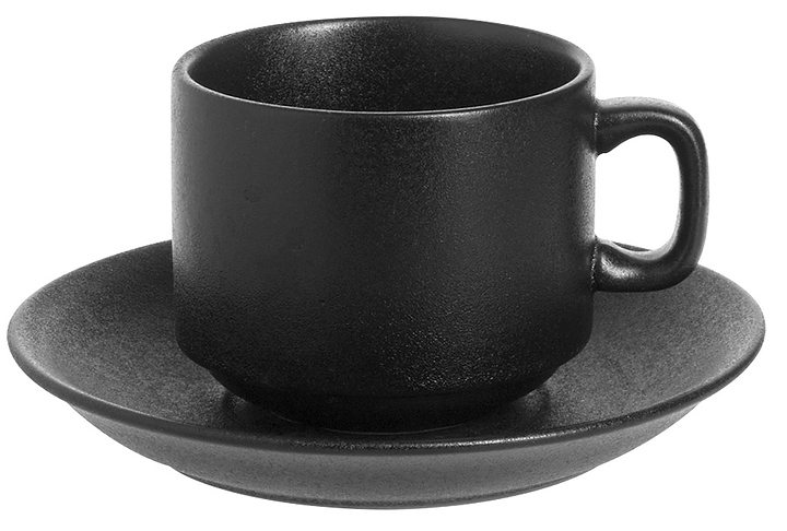 Чайная пара Китай Corone Bushido 24072,24073 225 мл, черный