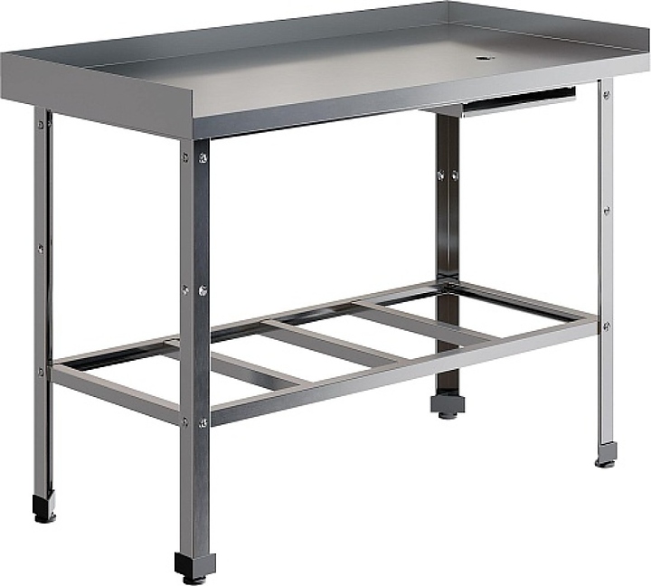 Стол производственный для обработки мяса Restoinox СПМ-12/8-3БР-ЭН