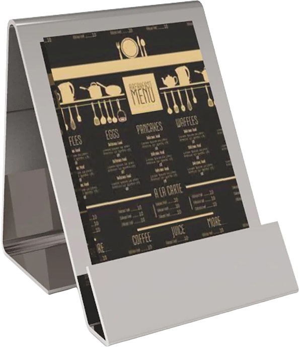 Подставка для меню и рекламы P.L. Proff Cuisine Hotelware MCH 5523 25,5х12,5х32 см (металл)