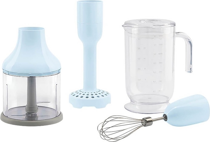 Набор аксессуаров для погружного блендера SMEG HBAC11PB пастельный голубой