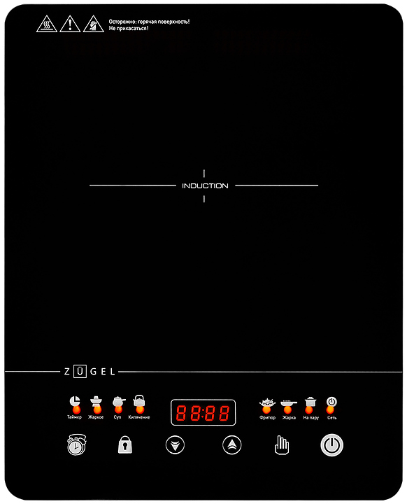 Плита индукционная Zugel ZIHF60B