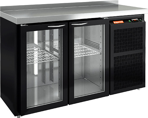 Стол холодильный барный HICOLD BNG 11 BR2 HT BAR Black