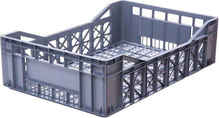 Ящик для овощей и фруктов ТАРА.РУ 165 BC 600х400х165 мм серый