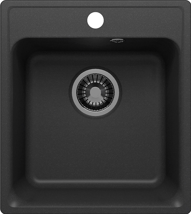 Мойка кухонная Polygran QuartzBond Bond-430 43х48 см, уголь