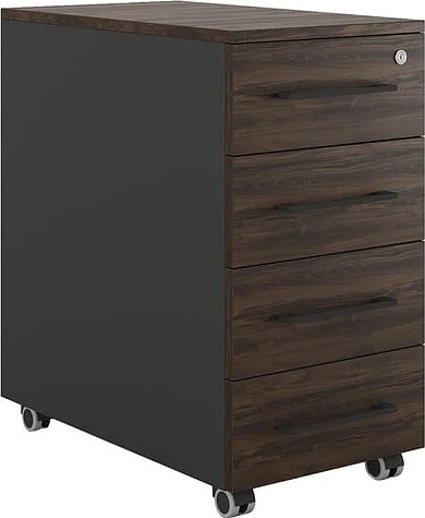 Тумба мобильная КОБОР TМ4-40/70 black/charlston