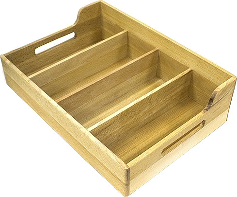 Ящик для столовых приборов ПищТех 485х314х130 мм (бук)