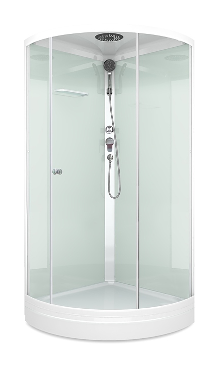 Душевая кабина Domani-Spa Simple 99 DS01Sm99LWCl00 90х90 см