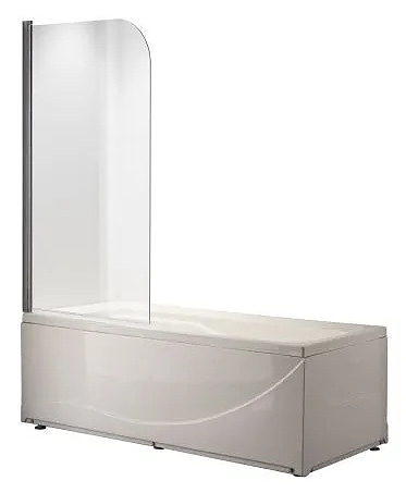 Душевая шторка на ванну Taliente TA-0814CP 80х140 см глянцевый, хром