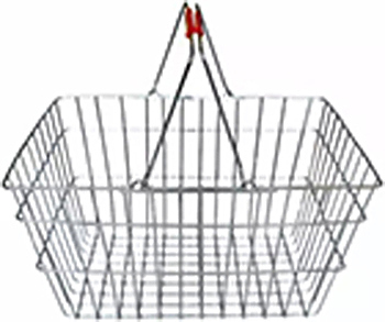 Корзина покупательская Корбис SB20-ZN-Budget красная