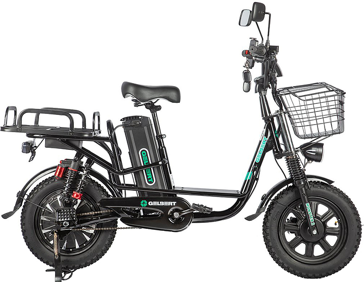 Электровелосипед GELBERT Khan Monster 2 черный